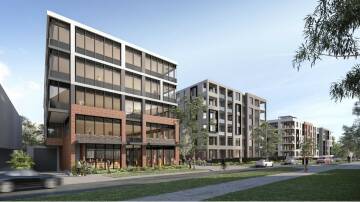 Photomontage of the proposed residential and medical facilities development. Picture DA