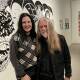 George Gittoes, Hellen Rose and the exhibition Ukraine Guernica at Hazelhurst. gallery. Picture by Murray Trembath