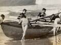 Cronulla surf club's first "serious" surfboat in late 1922. Picture from The Cronulla Story - A Century of Surf Life Saving, Vigilance and Service, by Gary Lester 